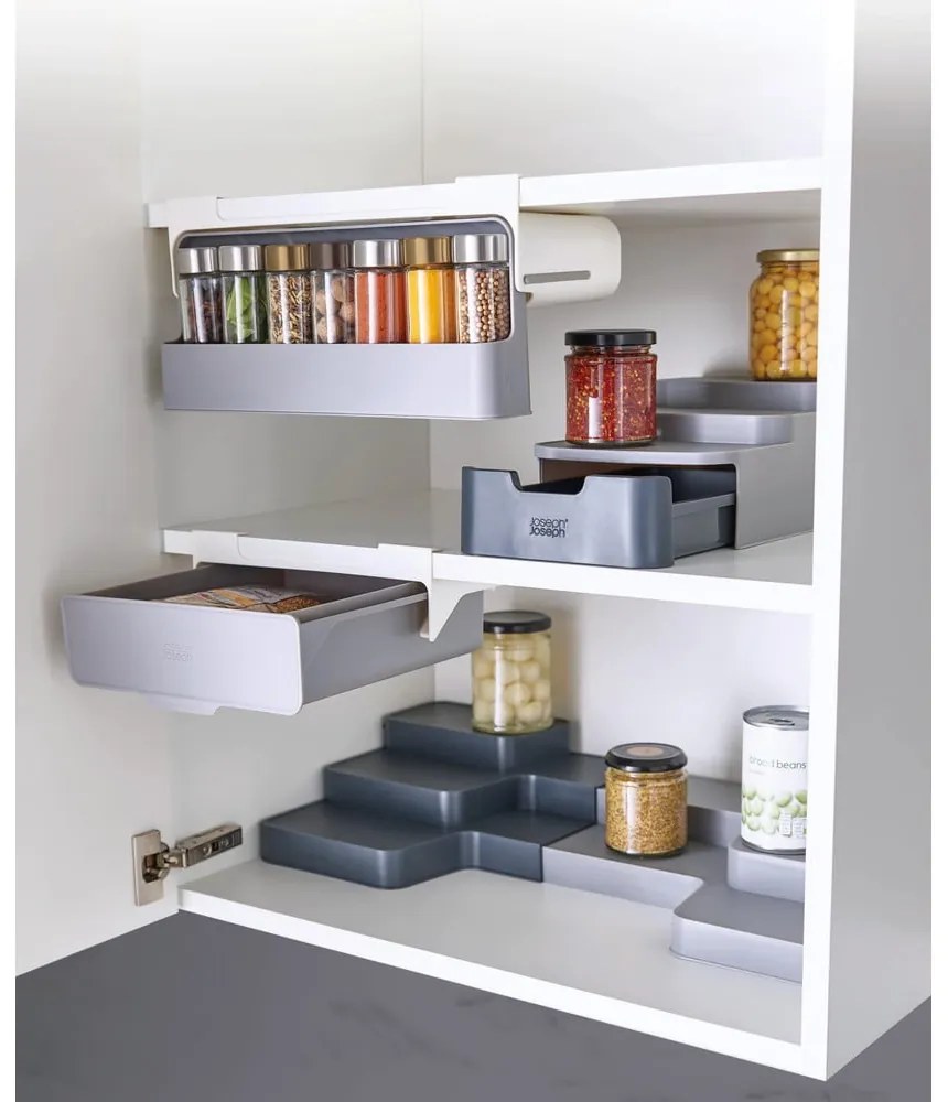 Öntapadós műanyag fedőtartó készlet 4 db-os CupboardStore – Joseph Joseph