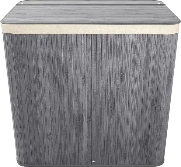 Bambusz szennyestartó kosár 150 l fedéllel és zsákkal