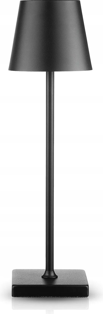 Érintőképernyős Led Asztali Lámpa Újratölthető Akkumulátorral – Modern Fekete 3 Szín