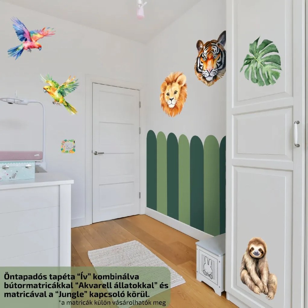 PIPPER. Textil matrica bútorokhoz "Akvarell állatok"