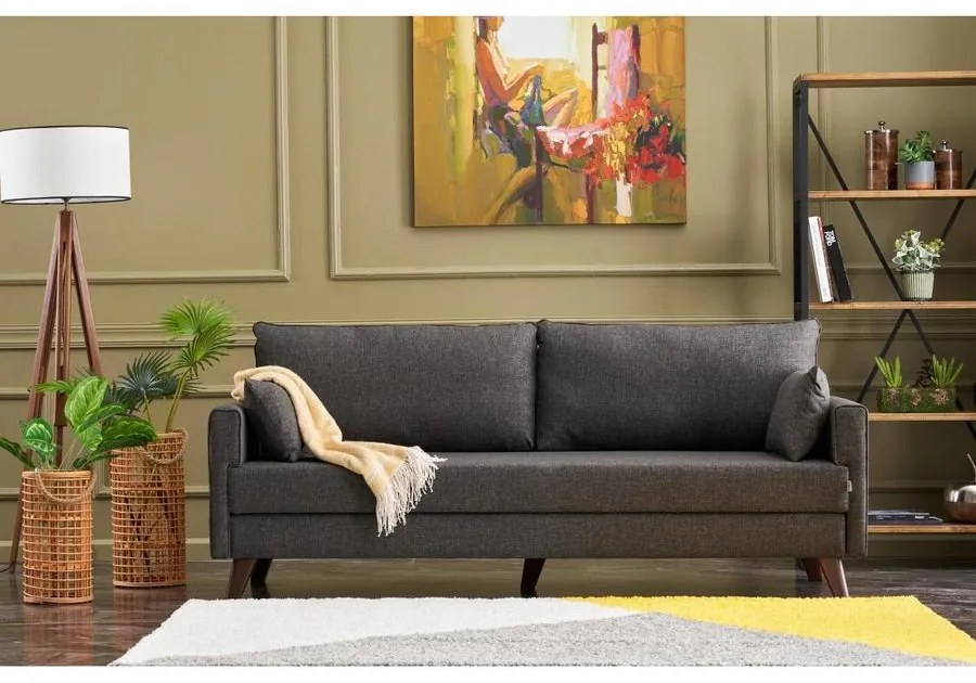 3 személyes kanapéágy Bella Sofa  - Antracit