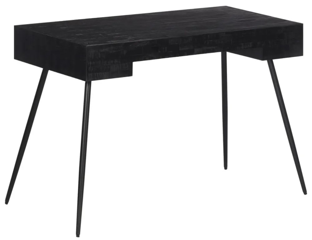 tömör újrahasznosított tíkfa íróasztal 117 x 56,5 x 75 cm