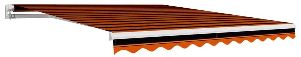 vidaXL narancssárga és barna napellenző ponyva 300 x 250 cm