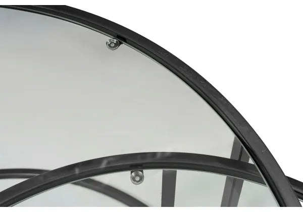 KÉSZLET 2x TOKYO konferenciasztal, átmérő 60/80 cm, fekete