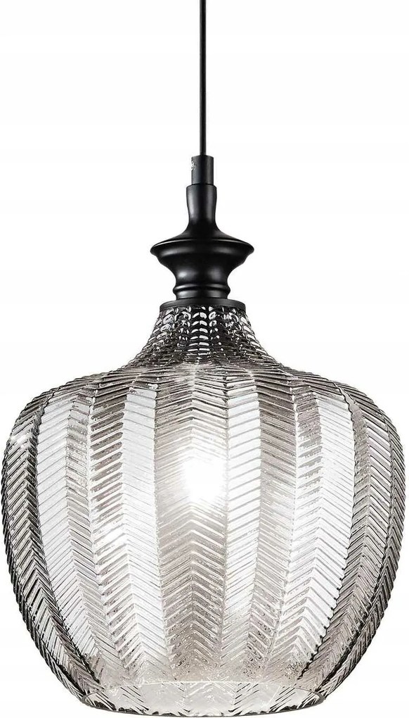 Ideal Lux Lord SP1 Fume függeszték 263649 E27 1x60W IP20 23cm füst