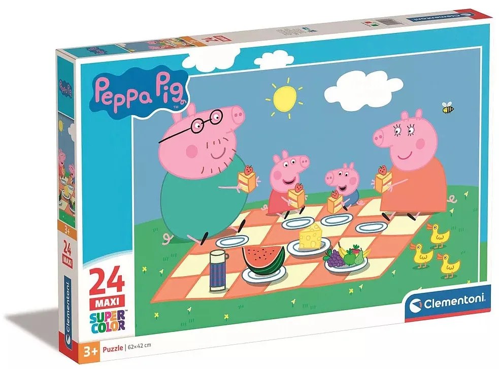 Peppa malac Picnic 24 db-os maxi puzzle Clementoni