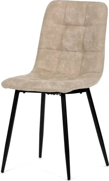 Jídelní židle, béžová, látka vintage, CT-281 CRM3