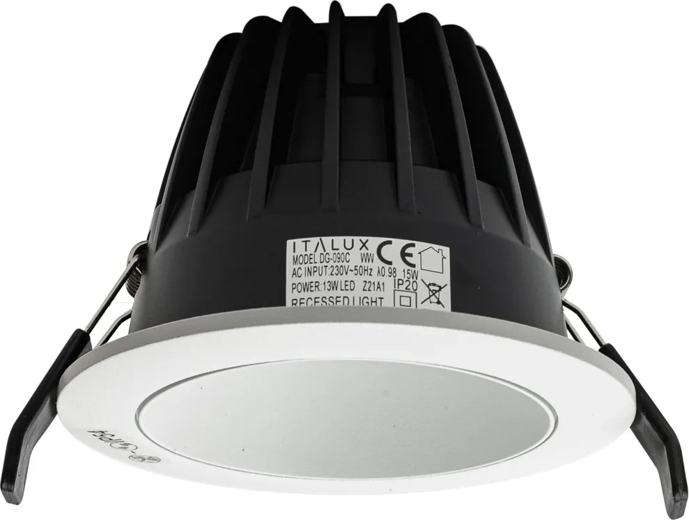 Italux Modern Fürdőszobai lámpa Rezzo Fehér ITXDG-090C/WK-NW/50 IP54