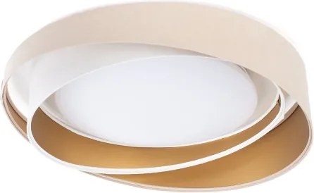 LED dimmelhető mennyezeti lámpa SM. GALAXY M. 24W/230V Ø 55 cm bézs/fehér/arany + távirányító