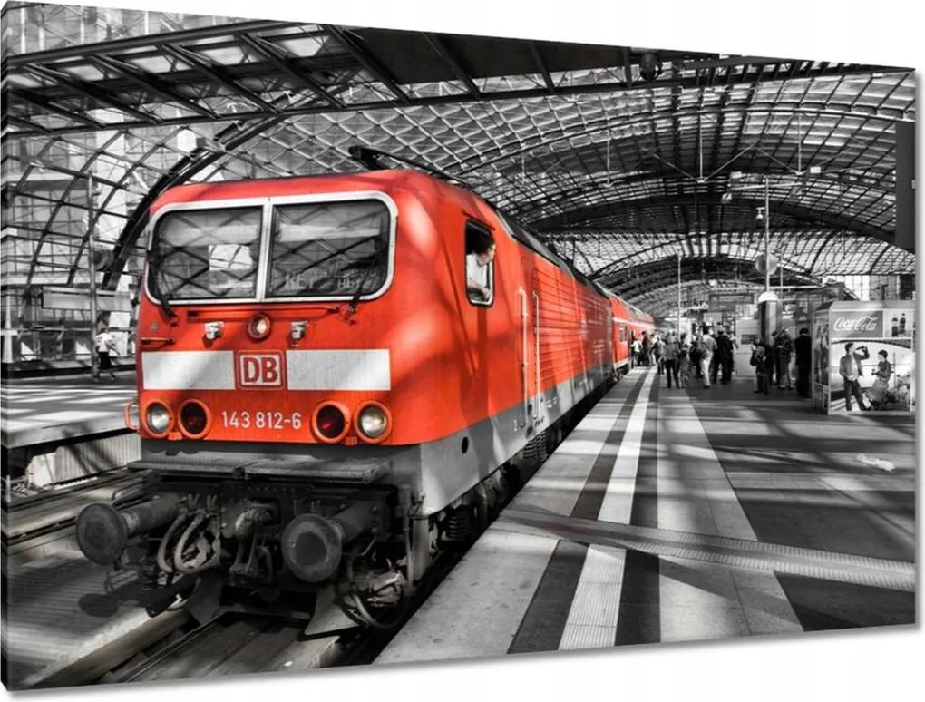 Festmények 120x80 Vonat Berlinben