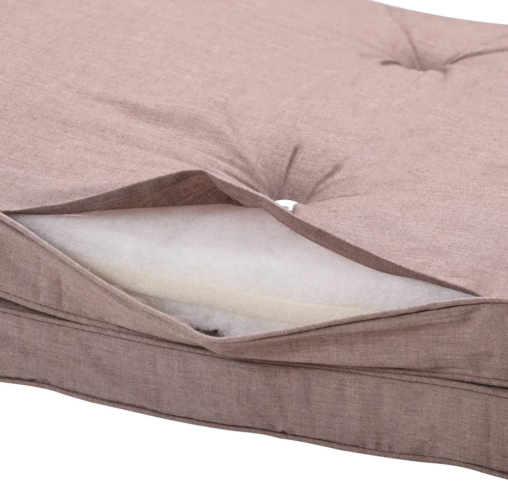 TAMI SUN napozóágy párna, 194x55x5cm, bézs melír Jurhan