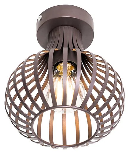 Modern mennyezeti lámpa barna 18 cm - Saffira