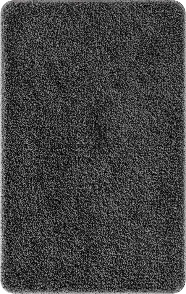 vidaXL Csúszásmentes Fürdőszőnyeg Sötétszürke 50 x 80 cm PP