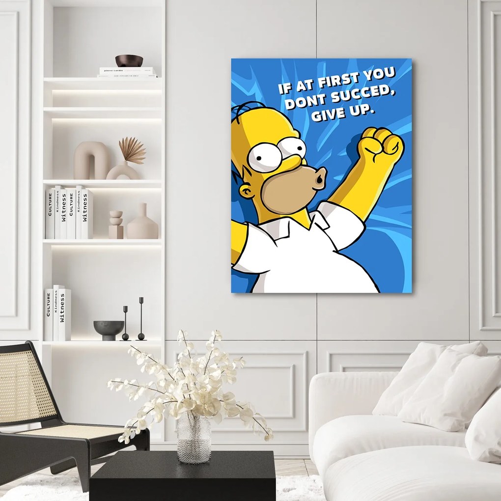 Gario Vászonkép A Simpson család, Homer Simpson - Nikita Abakumov Méret: 40 x 60 cm