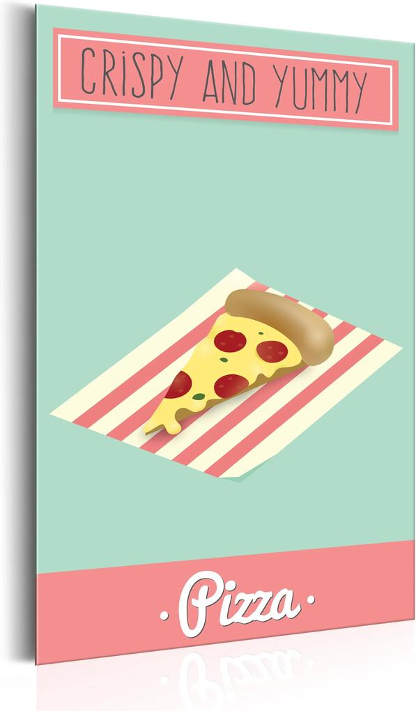 Plakát fémen - Food: Pizza [Allplate]