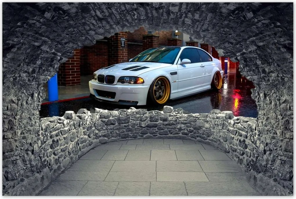 Poszterek 120x80 Bmw alacsony profilú gumiabroncsok