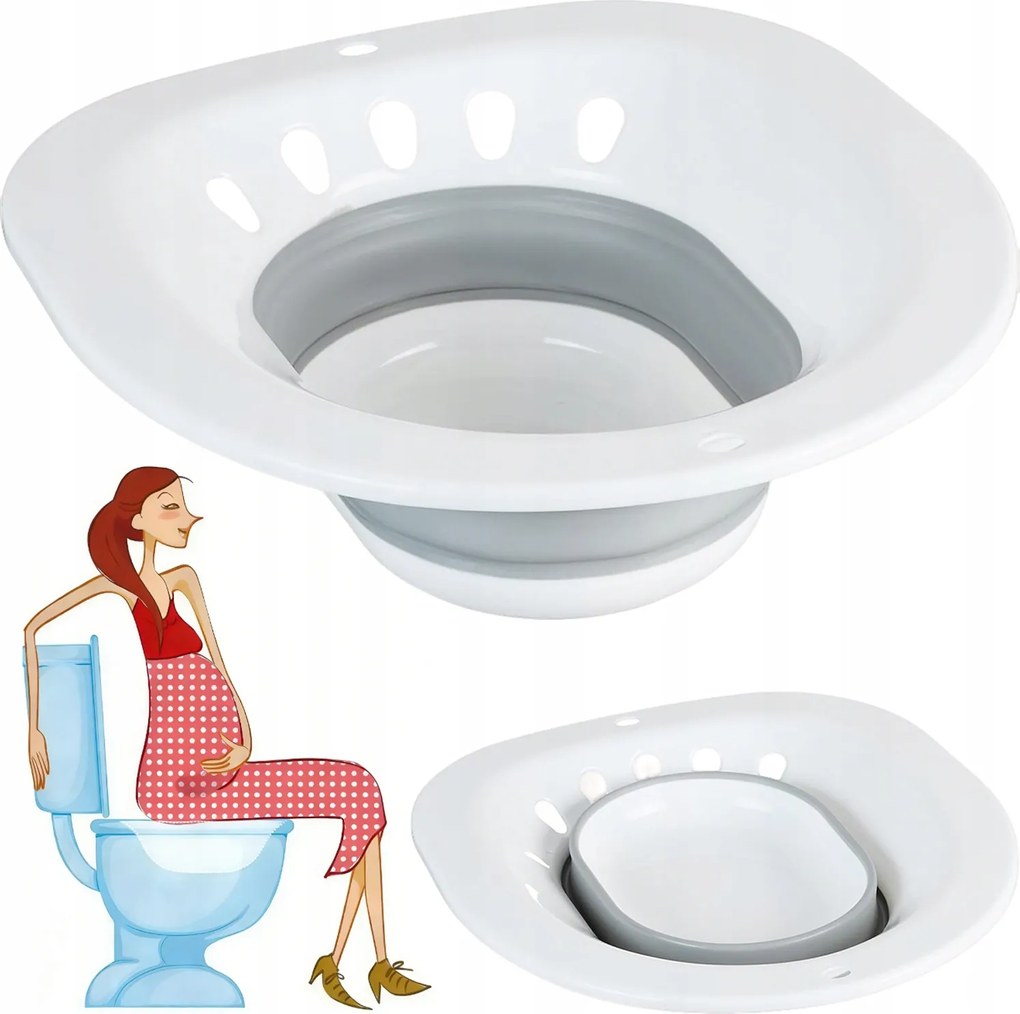 Bidé beteg WC-ülőke tartó 2500ml