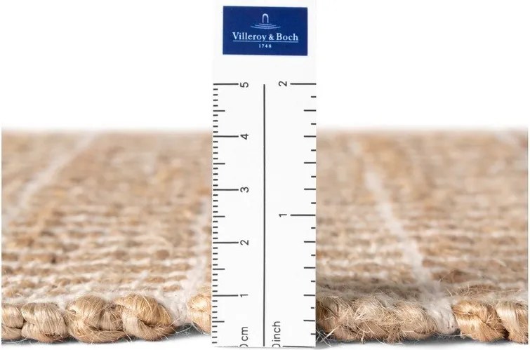Natúr színű kétoldalas-kézi szövésű jutakeverék futószőnyeg 80x300 cm Birka – Villeroy&Boch
