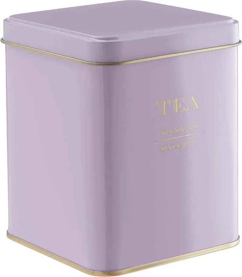 TIN TIN fém teás doboz, pasztell lila 790 ml