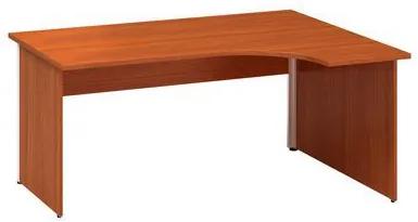 Alfa Office  Alfa 100 ergo irodai asztal, 180 x 120 x 73,5 cm, jobbos kivitel, cseresznye mintázat%