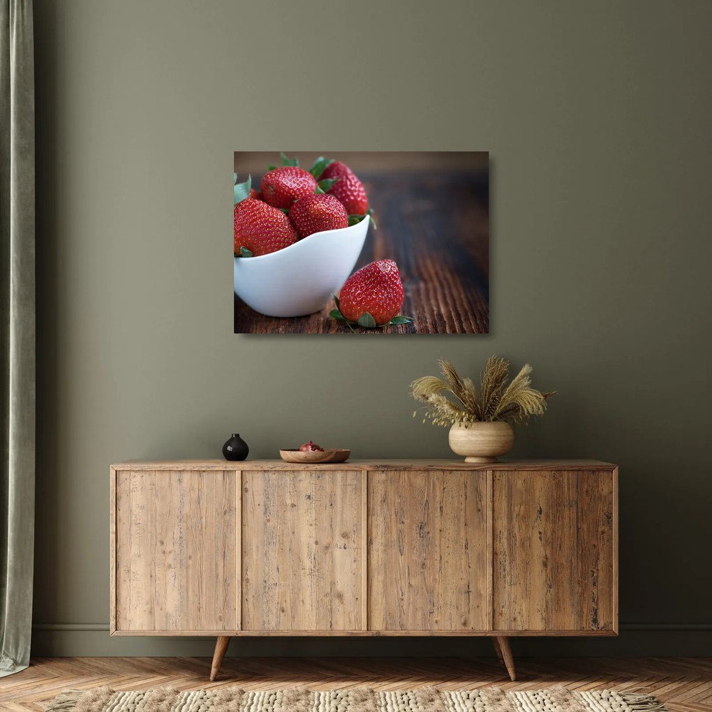 Eper képe (üvegen) (70x50 cm)