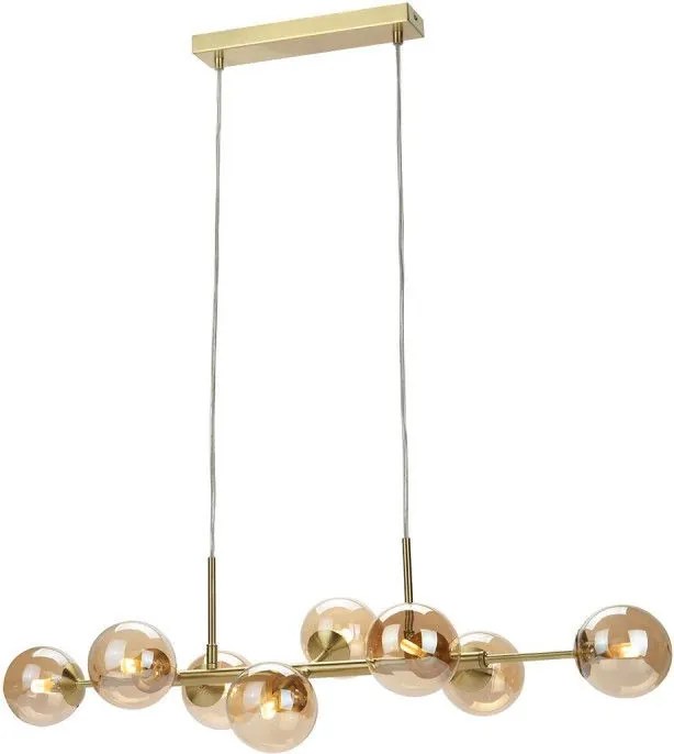ITALUX PND-2244-8A-GD ERIMIDA Modern Led Függesztett Lámpa Sárgaréz G9 IP20