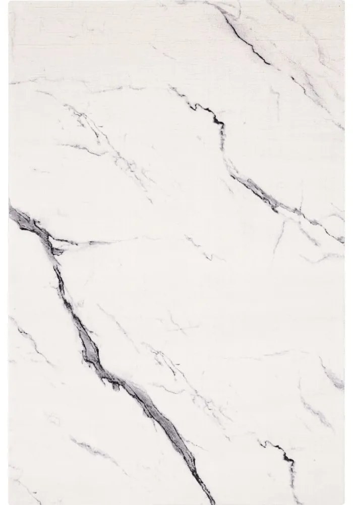 Krémszínű gyapjú szőnyeg 160x240 cm Marble – Agnella