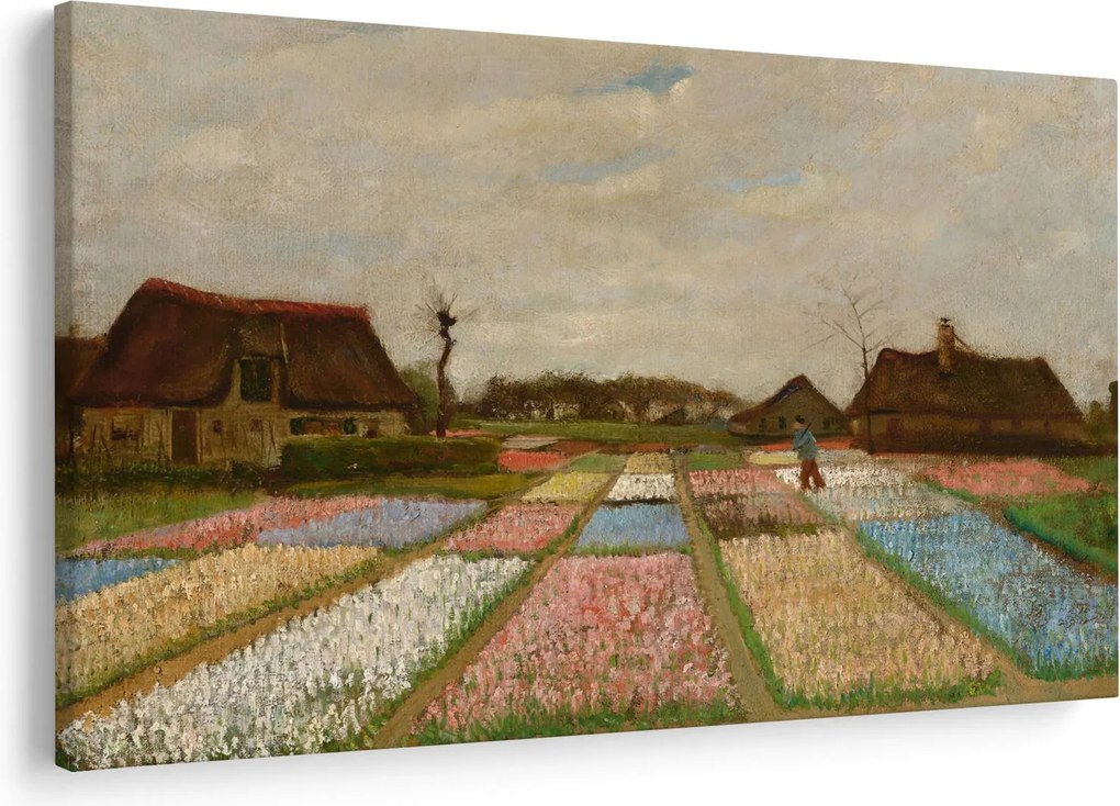 Kép - Vincent van Gogh, Flower Beds in Holland, reprodukciók (90x60 cm)