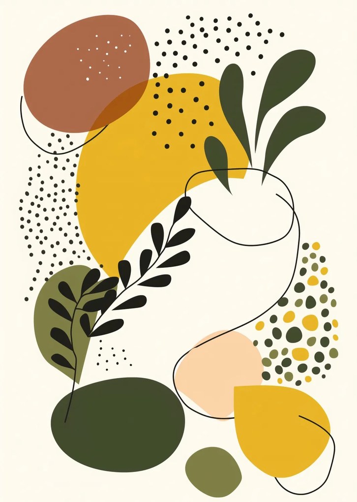 Poszter 64x90cm Botanikai impressziók