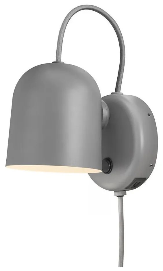 DFTP by Nordlux - Fali spotlámpa USB-porttal ANGLE 1xGU10/25W/230V