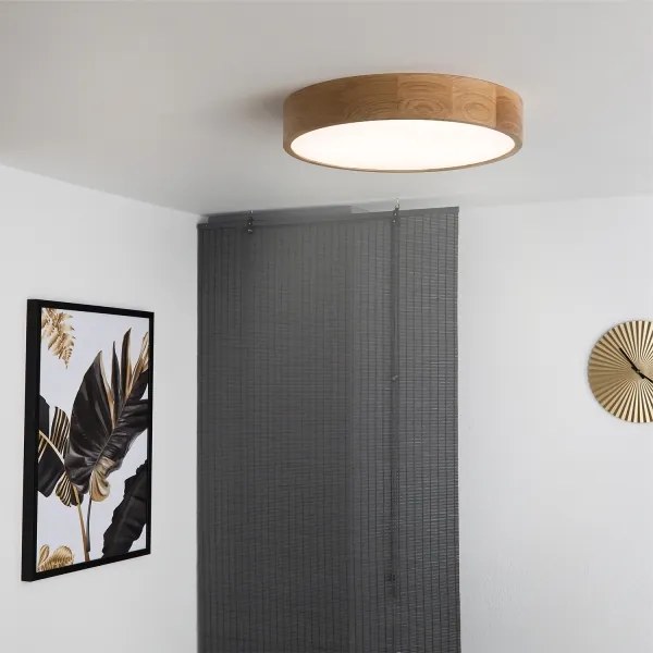 Brilagi - CARVALHO LED mennyezeti lámpatest LED/36W/230V, tölgy, átm. 47,5 cm