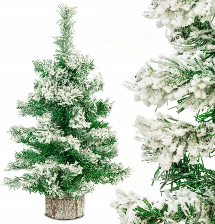 Műkarácsonyfa Karácsonyi 50cm Dekoráció Karácsonyi Zöld Sűrű