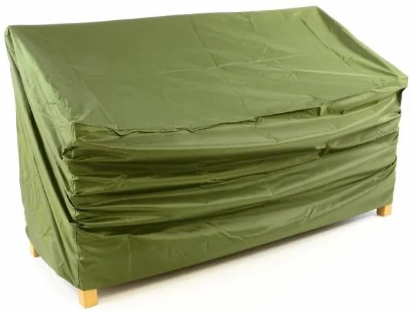 GARTHEN Védőhuzat kerti padhoz 150 x 62 x 90 cm zöld