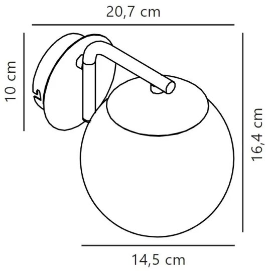 Nordlux - Fali lámpa GRANT 1xE14/40W/230V