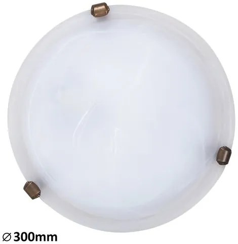 RÁBALUX 3203 ALABASTRO Ufo Lámpa Fehér Alabástrom Üveg E27 IP20