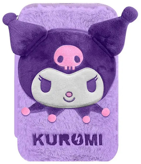 Hello Kitty Kuromi plüss tolltartó töltött 2 emeletes