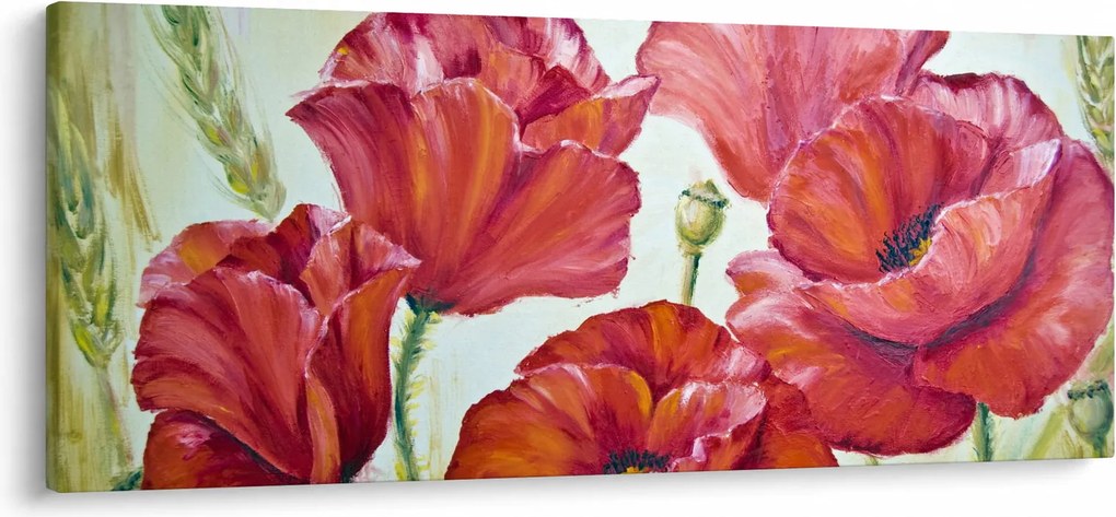 Kép - Pipacsvirágok (120x50 cm)