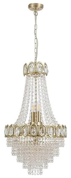 Searchlight 1611-6SB - Láncos csillár LOUIS PHILLIPE 6xE14/60W/230V