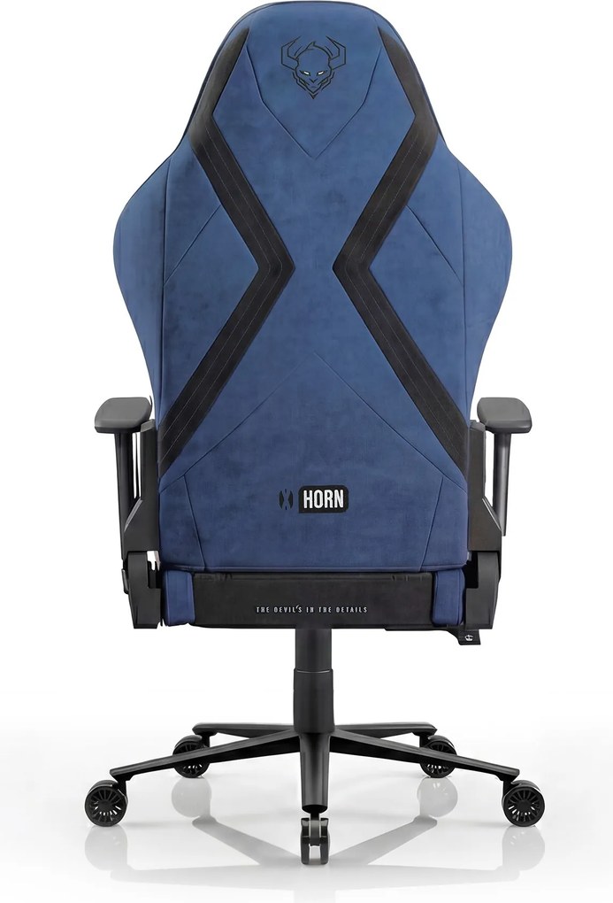 Gamer szék szövet Normal Size, fekete-kék: Diablo X-Horn 2.0 Night Blue