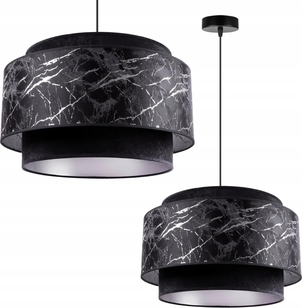 Mennyezeti Lámpa Lógó Csillár Szimpla Lámpabúra Fekete Étkező Nappali