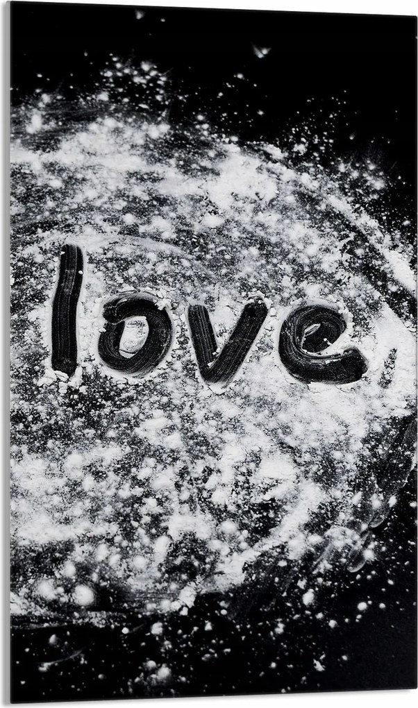 Üveg Vágódeszka 30x52 Szív a Konyhába