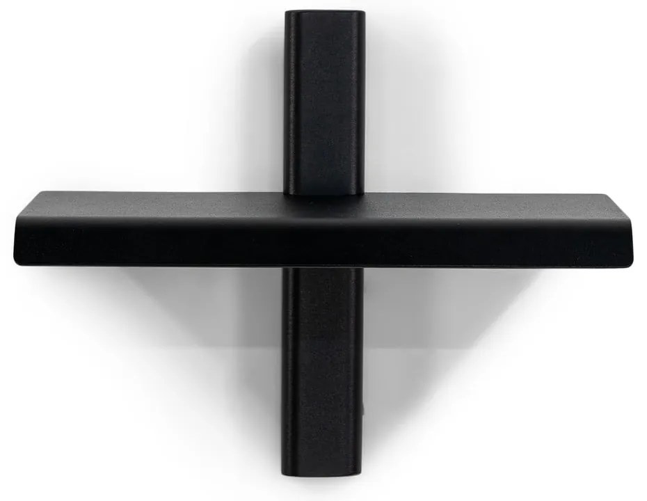 Fekete fém fali polc 28 cm Hola – Spinder Design
