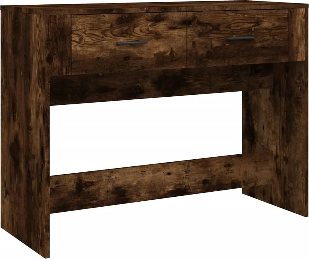 vidaXL füstös tölgy színű szerelt fa tálalóasztal 100 x 39 x 75 cm