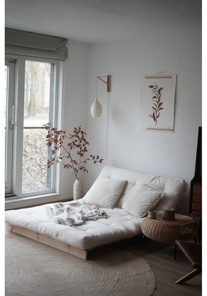 Sötétkék kinyitható kanapé 140 cm Roots – Karup Design