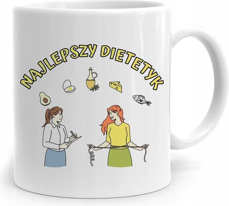 Dietetikus Bögre Legjobb Dietetikus nyomtatott fényképpel
