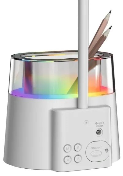 Immax 08980L-LED RGBW Dimmelhető fényerejű lámpa ceruzatartóval FALCON LED/10W/5V