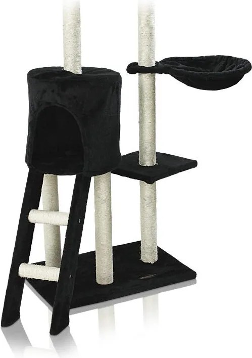 Kaparófa macskáknak Hawaj 138 cm fekete