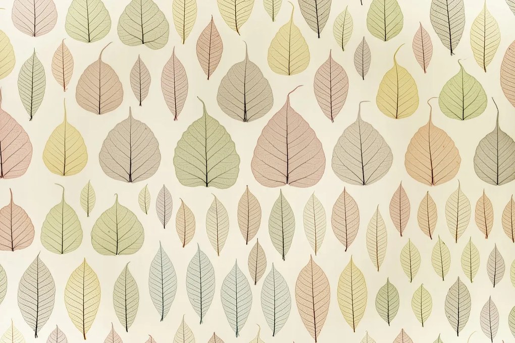 Poszter 45x30cm Csontváz levelek, Assaf Frank