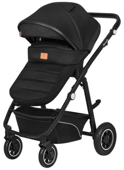 Lionelo - Kombinált babakocsi 3 az 1-ben BIANKA Fekete ónix