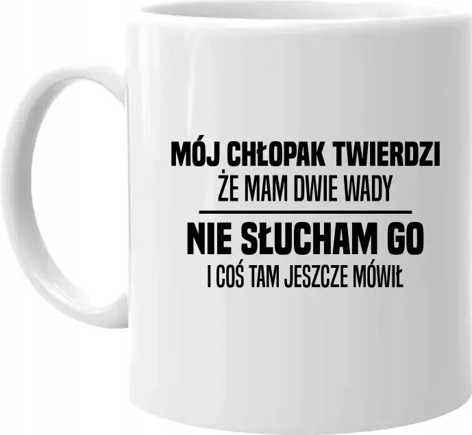 A barátom azt mondja, hogy két hátrányom van Ajándék Bögre Lányoknak